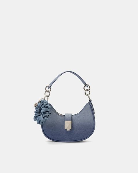  Túi Xách Nhỏ Đeo Vai Khoá Bấm Phối Cột Tóc Scrunchie 