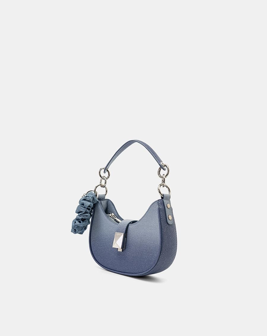  Túi Xách Nhỏ Đeo Vai Khoá Bấm Phối Cột Tóc Scrunchie 