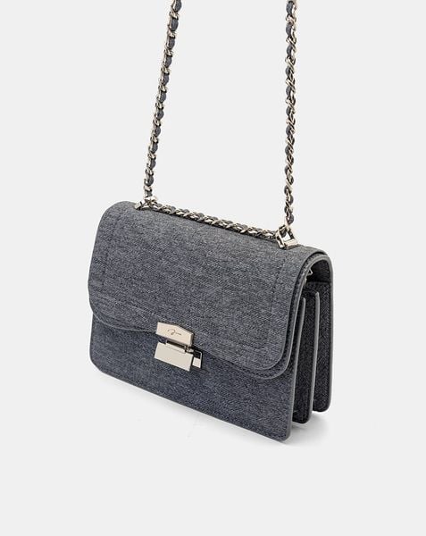  Túi Xách Nhỏ Shoulder Bag Nắp Gập Phối Khoá 