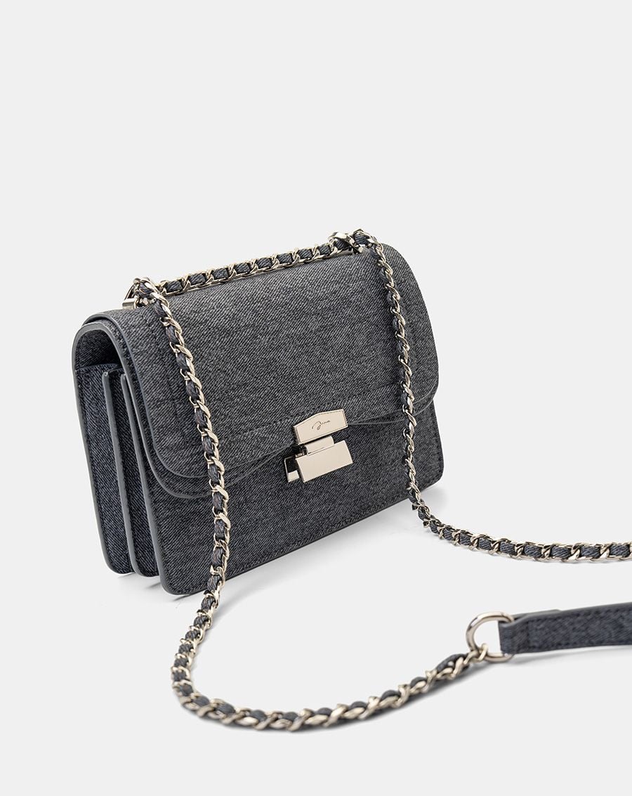  Túi Xách Nhỏ Shoulder Bag Nắp Gập Phối Khoá 