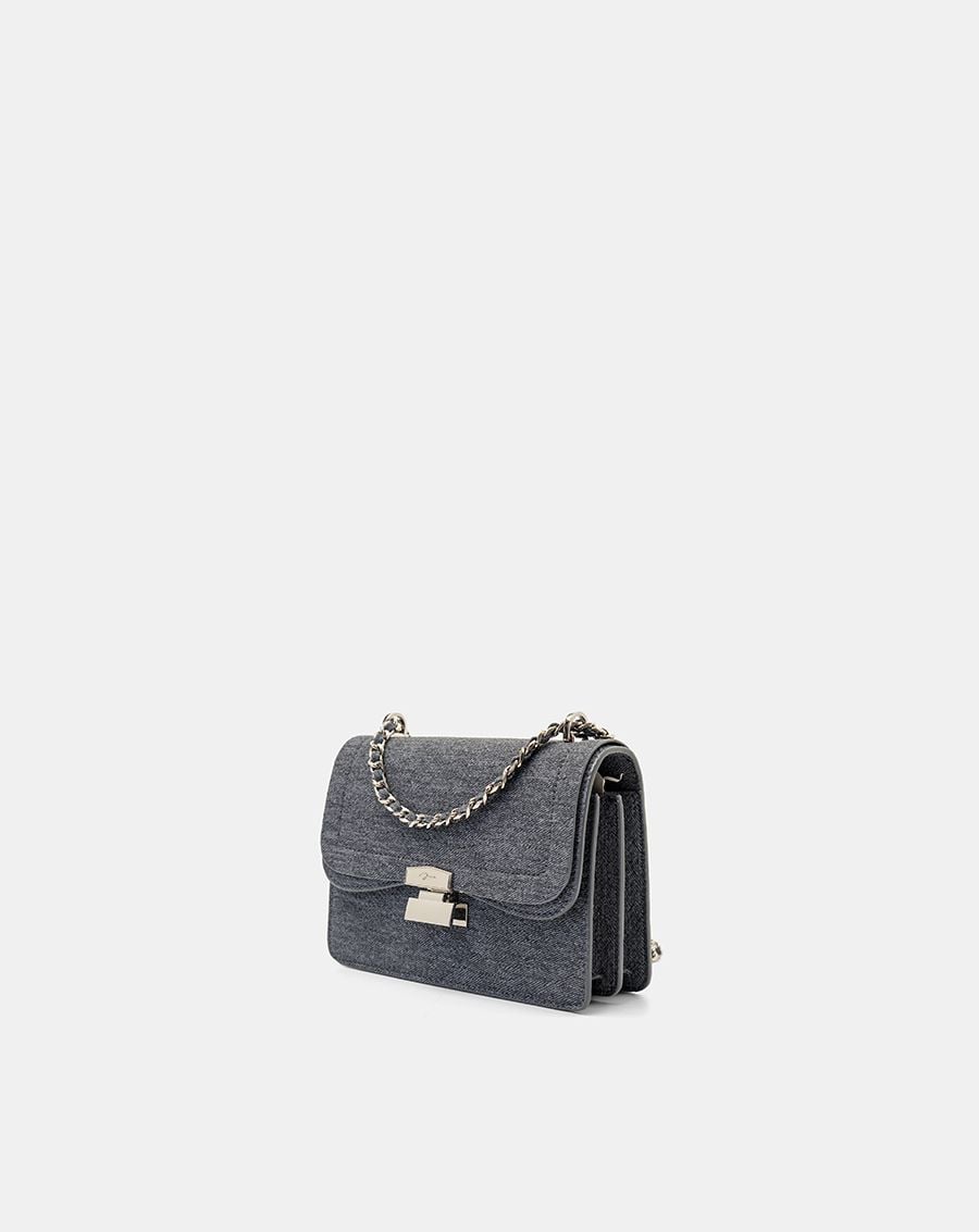  Túi Xách Nhỏ Shoulder Bag Nắp Gập Phối Khoá 