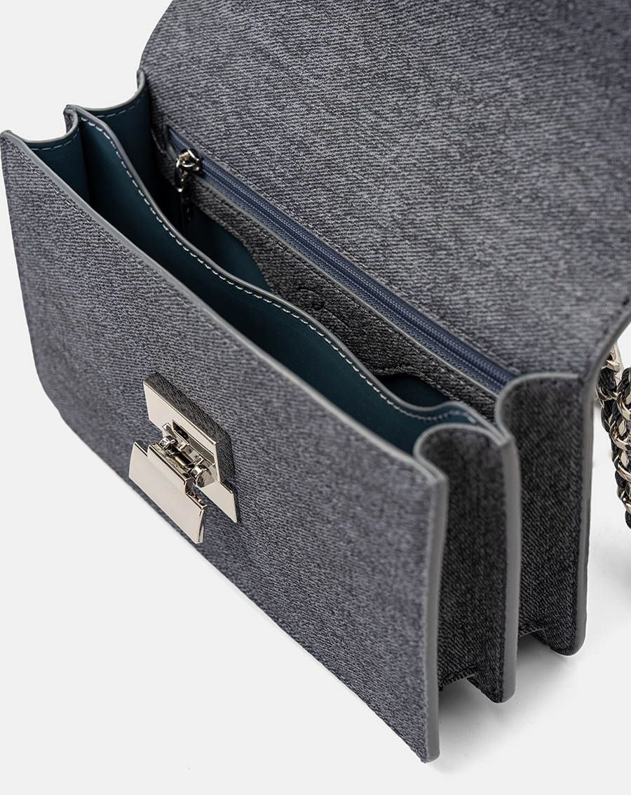  Túi Xách Nhỏ Shoulder Bag Nắp Gập Phối Khoá 