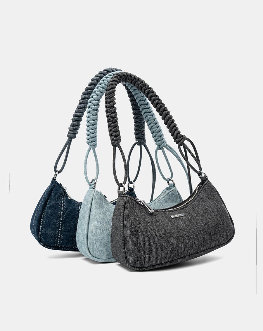  Túi Xách Nhỏ Hobo Bag Knotted Strap 