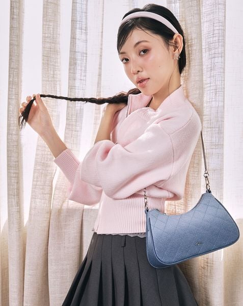  Túi Xách Nhỏ Đeo Vai Phối Dây Xích 