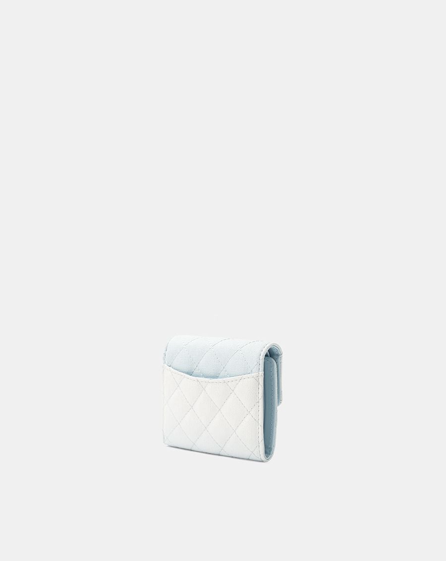  Ví Ngắn Cầm Tay Quilted Phối Khoá 