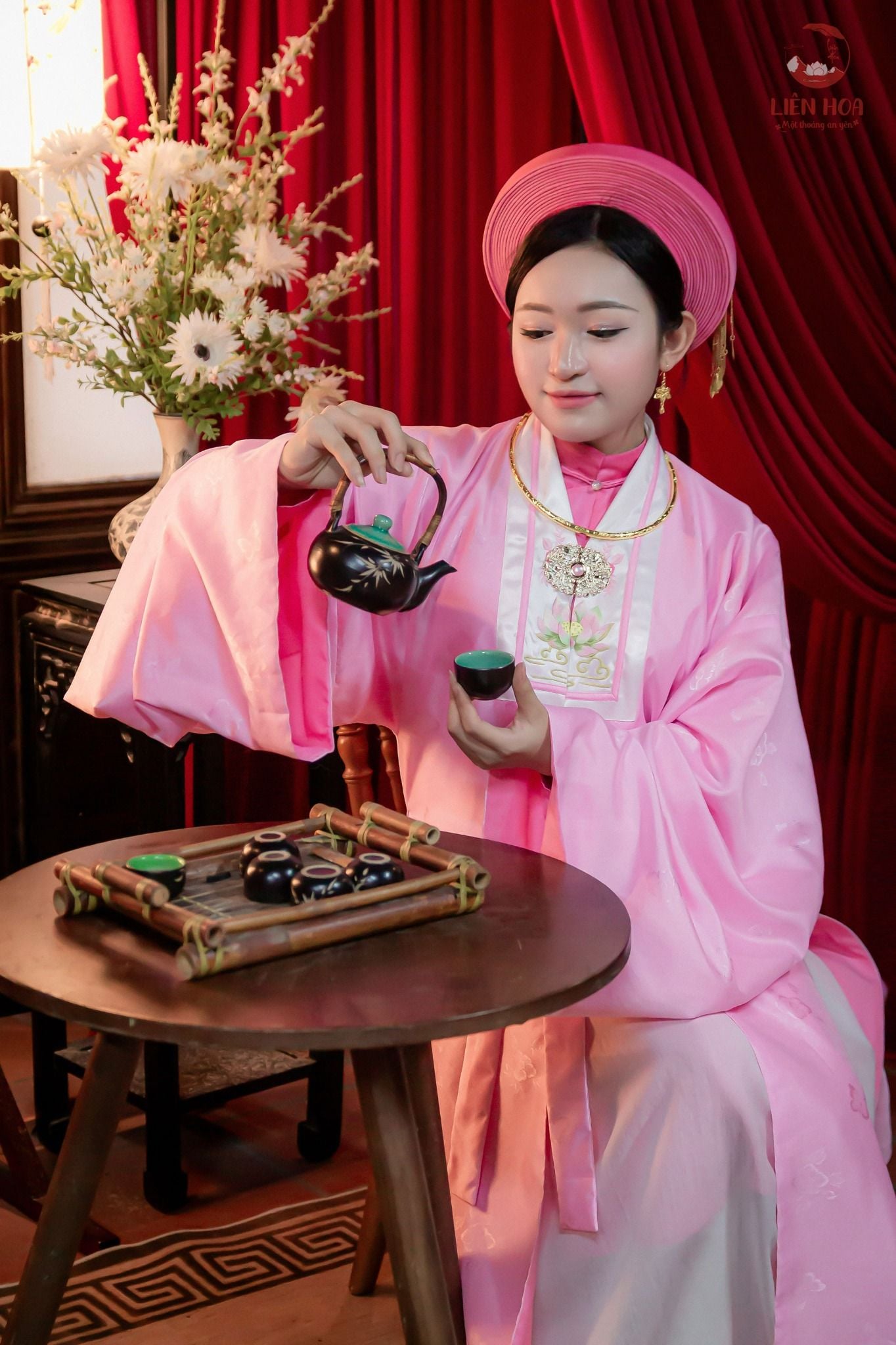  Áo nhật Bình Hồng Liên 