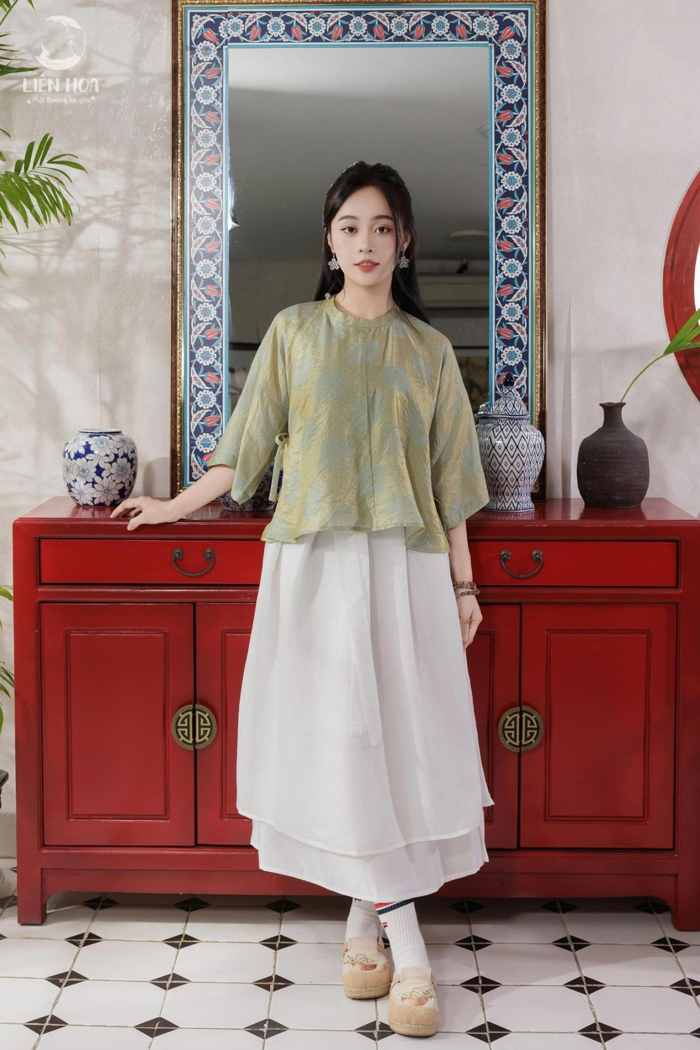  Áo viên lĩnh Thanh Vãn 