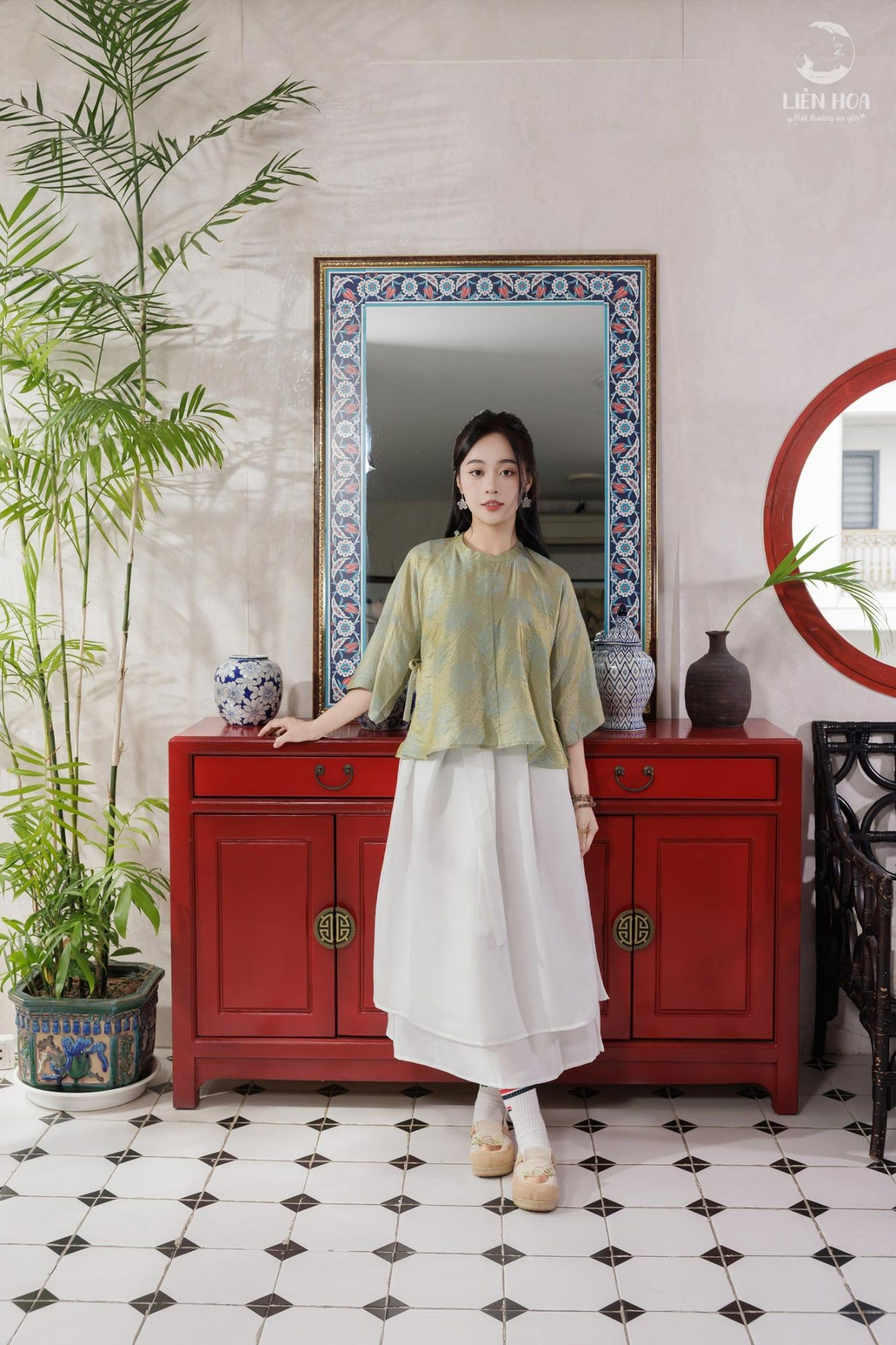  Áo viên lĩnh Thanh Vãn 