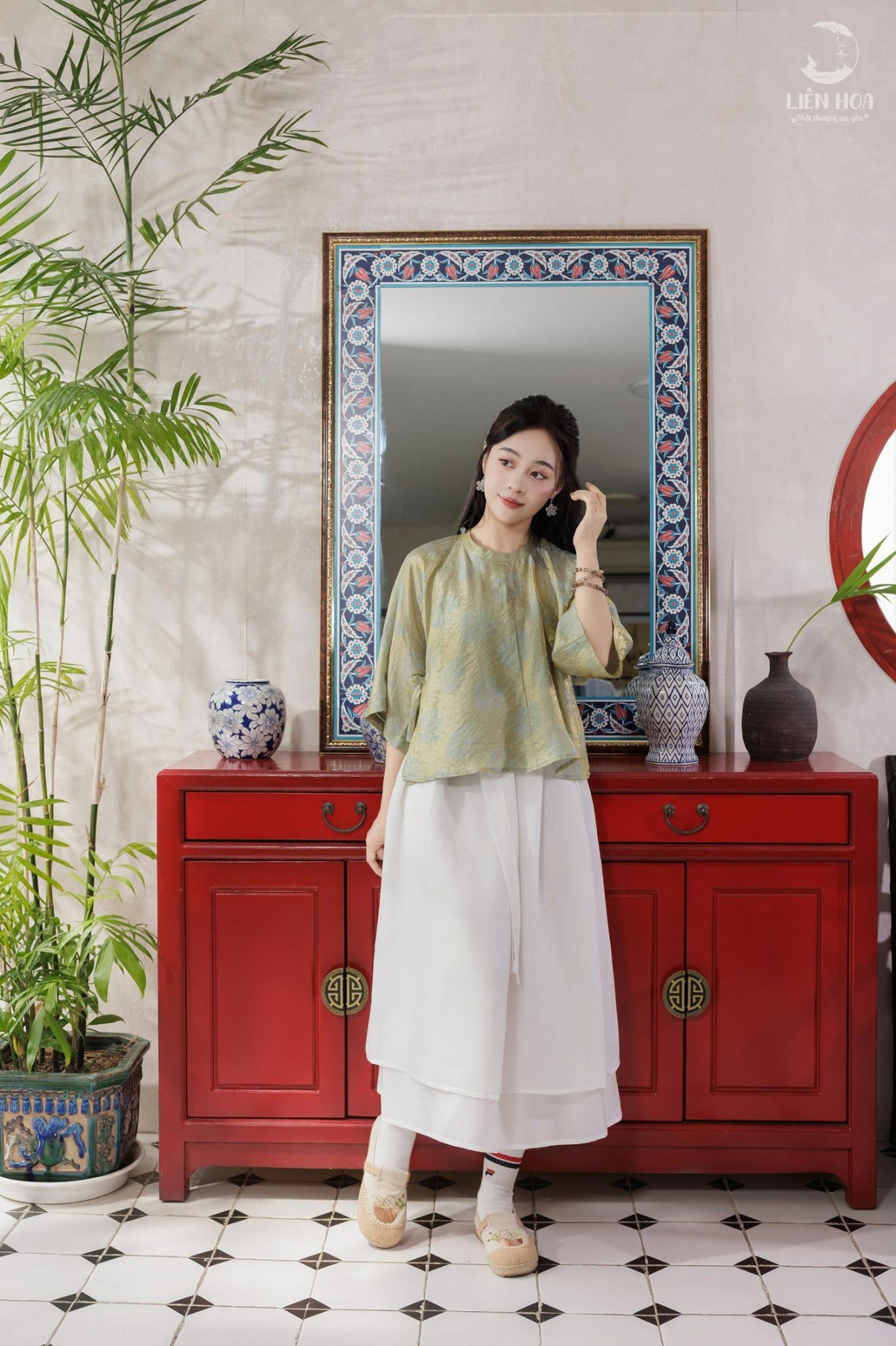  Áo viên lĩnh Thanh Vãn 