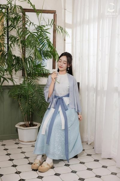  Áo trực lĩnh Thiên Thanh 