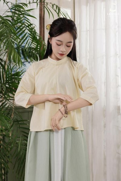  Áo ngũ thân Thanh Nha 