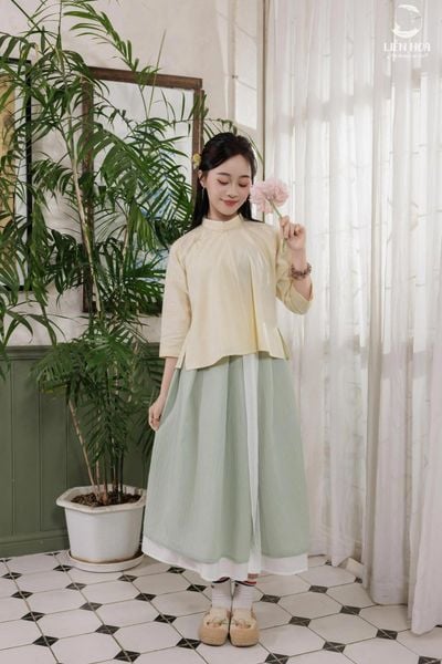  Áo ngũ thân Thanh Nha 