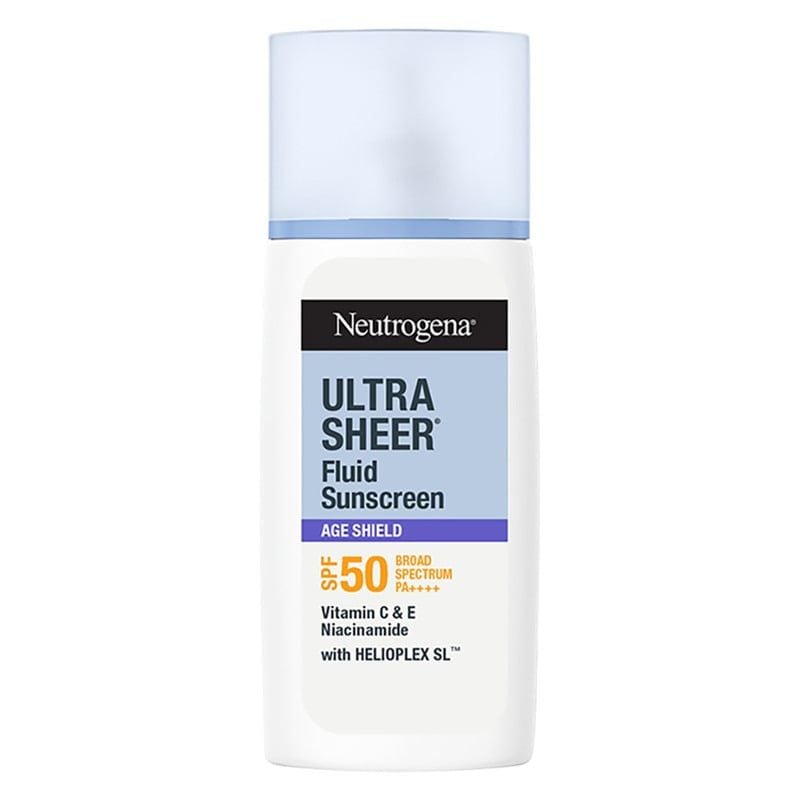 Kem Chống Nắng Neutrogena Ultra Sheer Fluid Sunscreen Age Shield SPF 50 Broad Spectrum PA++++ 40ml
