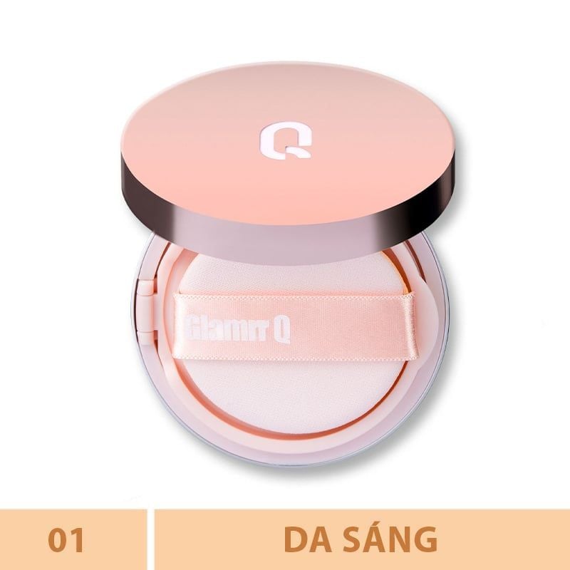 Phấn Nước Glamrr Q Che Phủ Mỏng Mịn, Kiềm Dầu Hiệu Quả Long Wear DD Cushion SPF50/PA+++