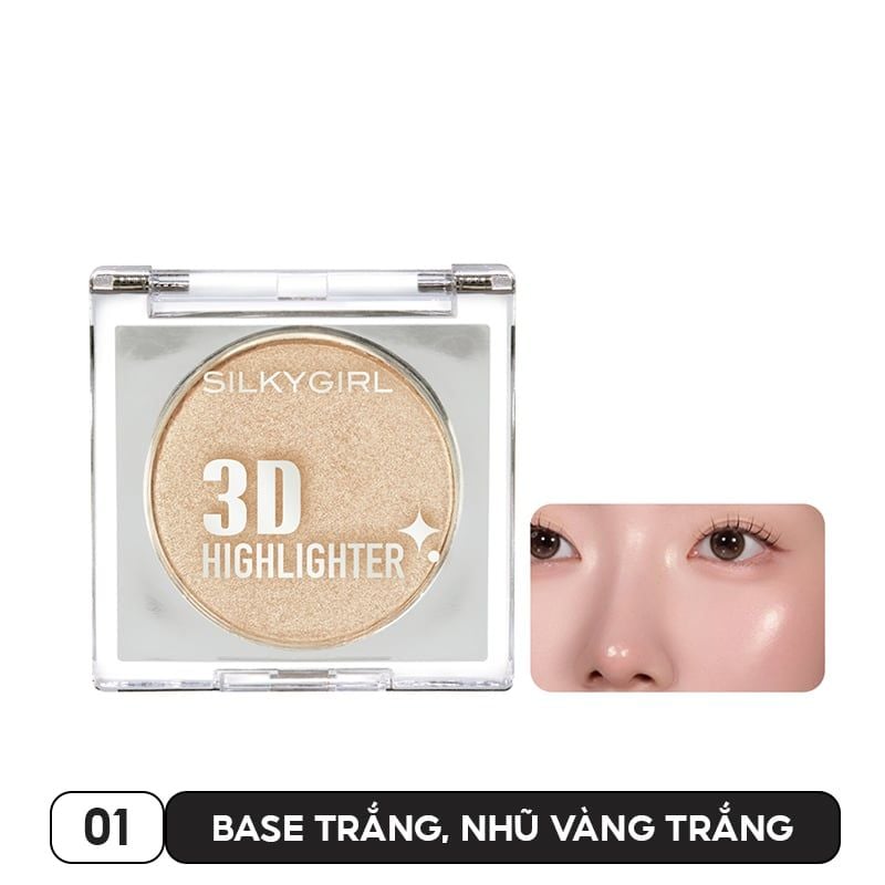 Bắt Sáng Silkygirl Mỏng Nhẹ, Mịn Lì, Hiệu Ứng 3D Highlighter 3.5g