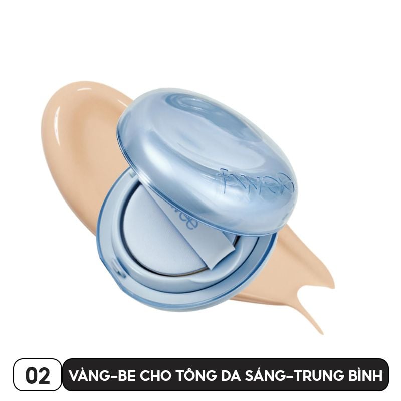 Phấn Nước fwee Cấp Ẩm, Da Căng Bóng, Che Phủ Tốt Glass Natural Cushion 15g