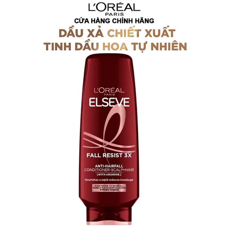 Dầu Xả Ngăn Tóc Gãy Rụng L'Oreal Elseve Fall Resist 3X Conditioner