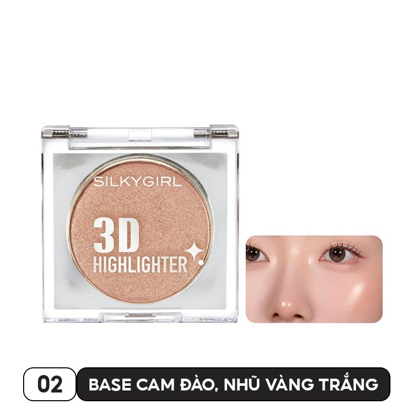 Bắt Sáng Silkygirl Mỏng Nhẹ, Mịn Lì, Hiệu Ứng 3D Highlighter 3.5g