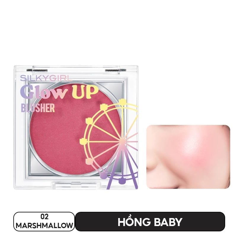 Má Hồng Dạng Kem Silkygirl Mềm Mịn Glow Up Blusher 4g