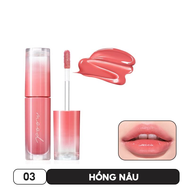 Son Tint Bóng Peripera Cho Môi Căng Mọng Ink Mood Glowy Tint 4g