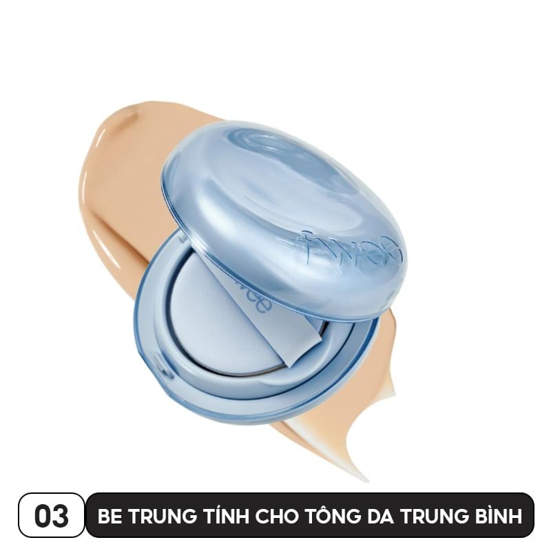 Phấn Nước fwee Cấp Ẩm, Da Căng Bóng, Che Phủ Tốt Glass Natural Cushion 15g