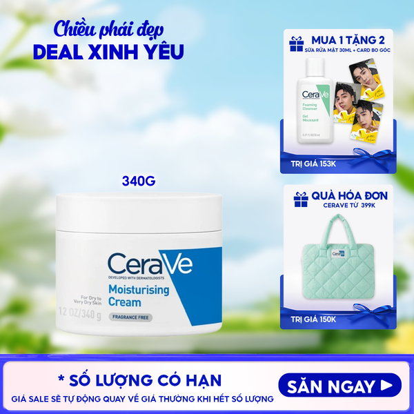  Kem Dưỡng Ẩm Cerave Dành Cho Da Khô Developed With Dermatologists Moisturising Cream 