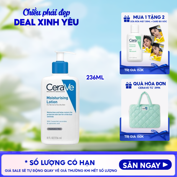  Sữa Dưỡng Ẩm Cerave Dành Cho Da Khô Developed With Dermatologists Moisturising Lotion 