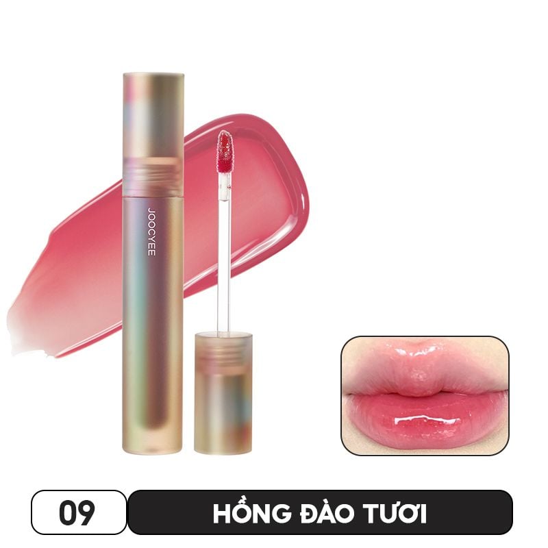 Son Tint Bóng Joocyee Bền Màu, Căng Bóng Spiral Shell Glazed Gloss 3.2g