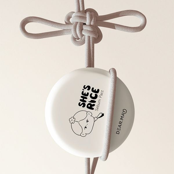  Phấn Phủ Dearmay Dạng Nén Kiềm Dầu She'S Rice Sebum Pact 12g 