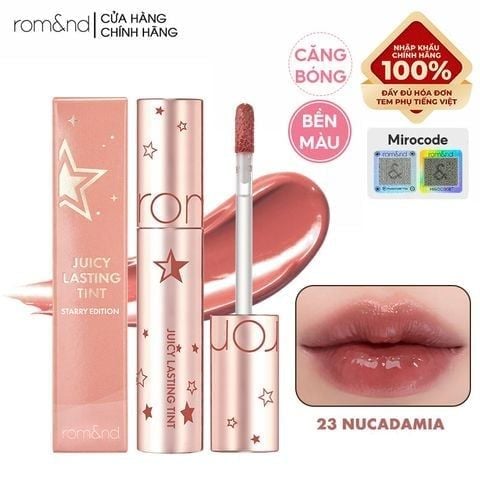 [KHẮC SON][STARRY EDITION] Son Tint Lì Romand Juicy Lasting Tint Starry Edition - Màu 23 5.5g