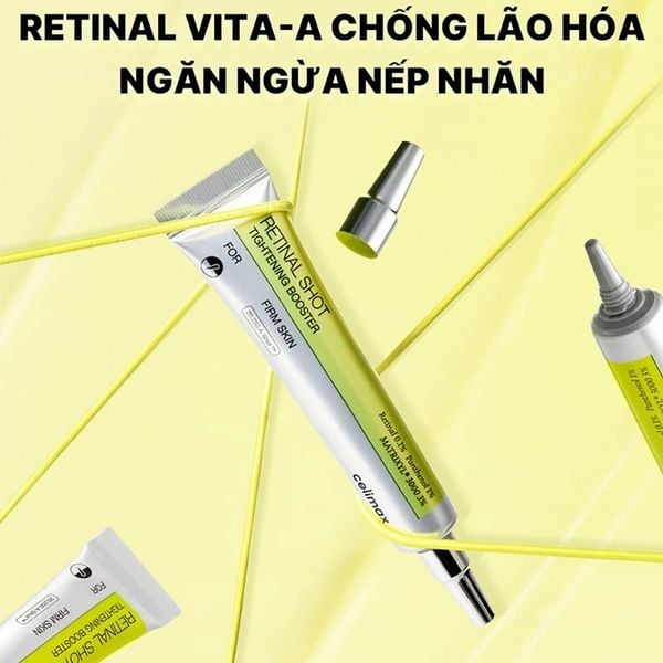 Tinh Chất Dưỡng Celimax Hỗ Trợ Chống Lão Hóa, Thu Nhỏ Lỗ Chân Lông The Vita-A Retinal Shot Tightening Booster 15ml 