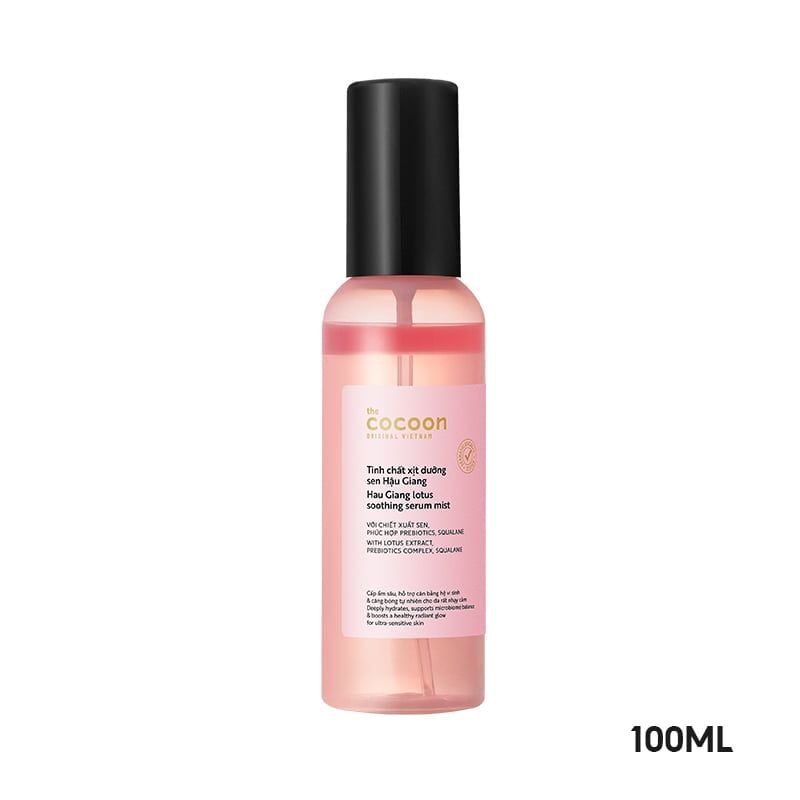 Tinh Chất Xịt Dưỡng Cocoon Hau Giang Lotus Soothing Serum Mist
