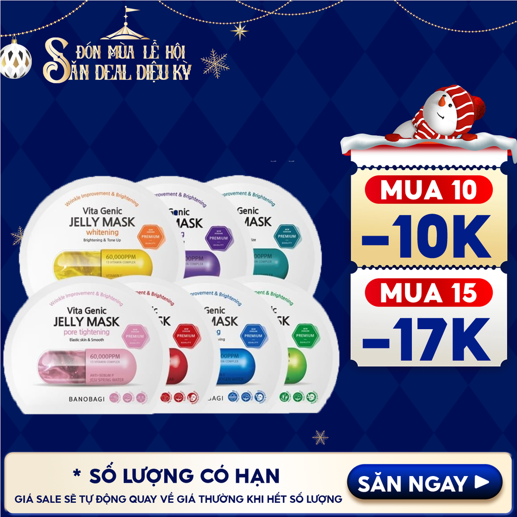 Mặt Nạ Banobagi Dưỡng Da Chuyên Sâu Vita Genic Jelly Mask 30g