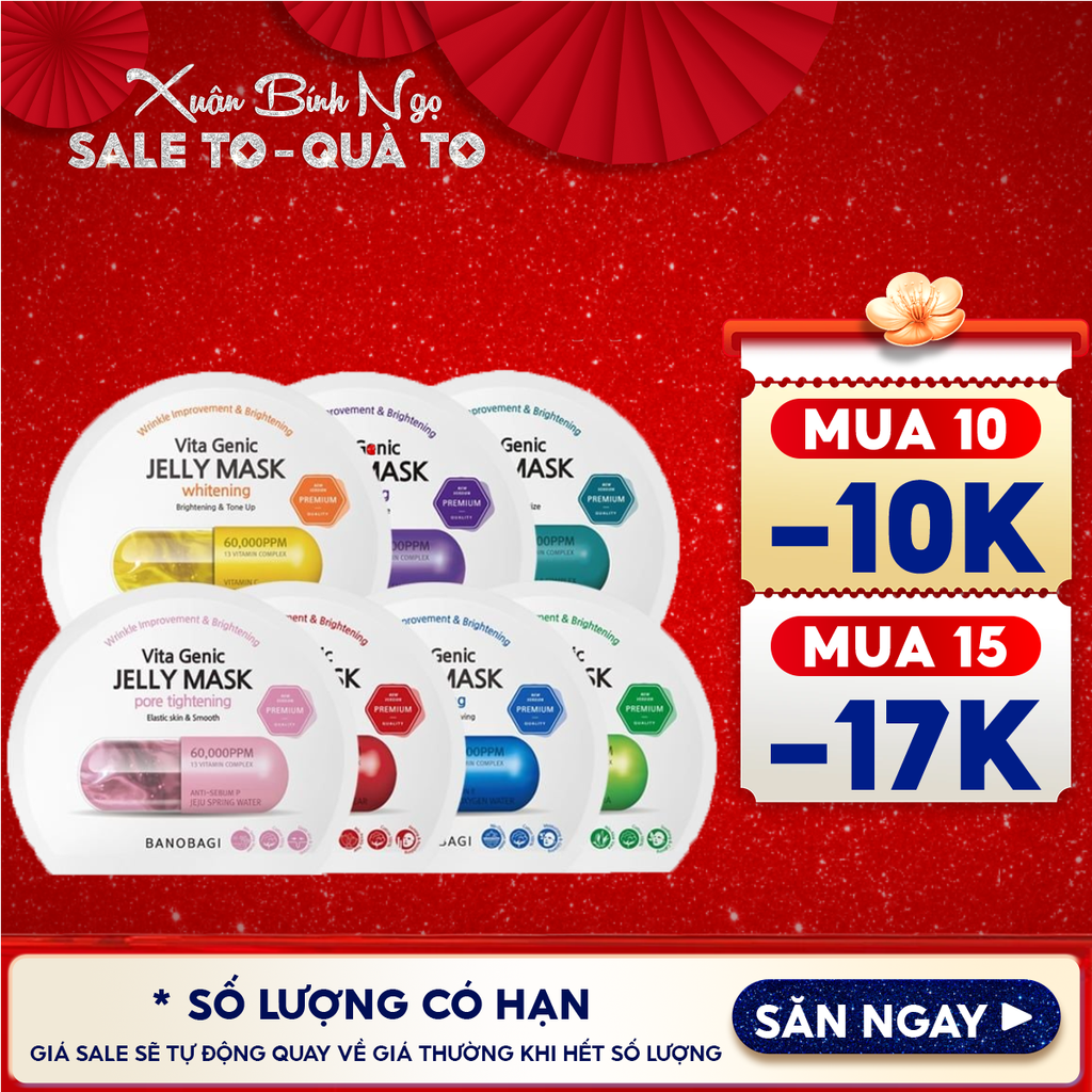 Mặt Nạ Banobagi Dưỡng Da Chuyên Sâu Vita Genic Jelly Mask 30g