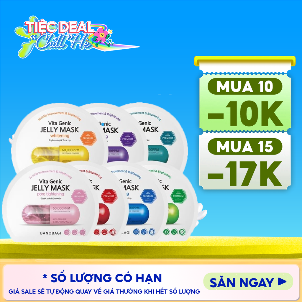 Mặt Nạ Banobagi Dưỡng Da Chuyên Sâu Vita Genic Jelly Mask 30g