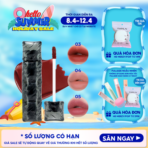 [NEW][V6 PUFFER][SON PHAO] Son Kem Lì Merzy Bền Màu, Lâu Trôi Puffer Velvet Tint 3.7g