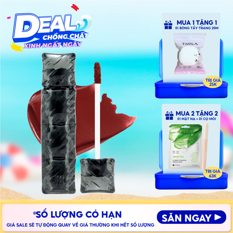[V6 PUFFER][SON PHAO] Son Kem Lì Merzy Bền Màu, Lâu Trôi Puffer Velvet Tint 3.7g