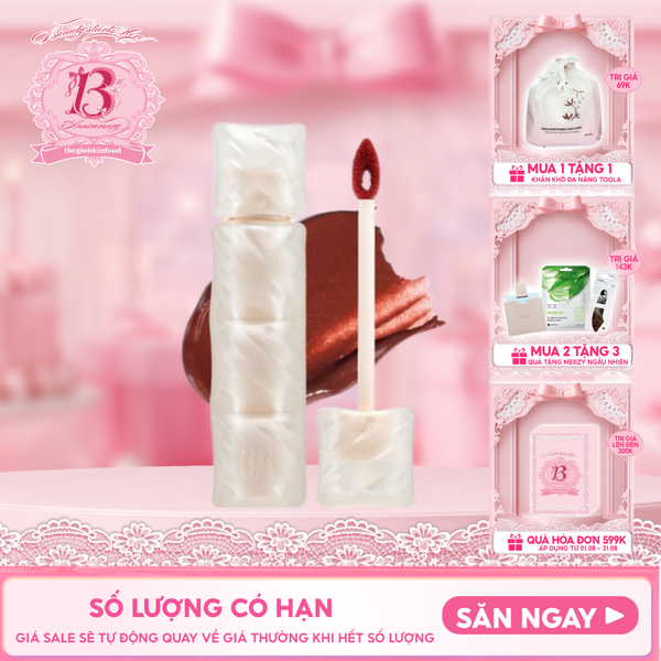  Son Phao Kem Lì Mềm Mịn Như Bơ, Lâu Trôi Merzy Puffer Mellow Tint 3.7g 