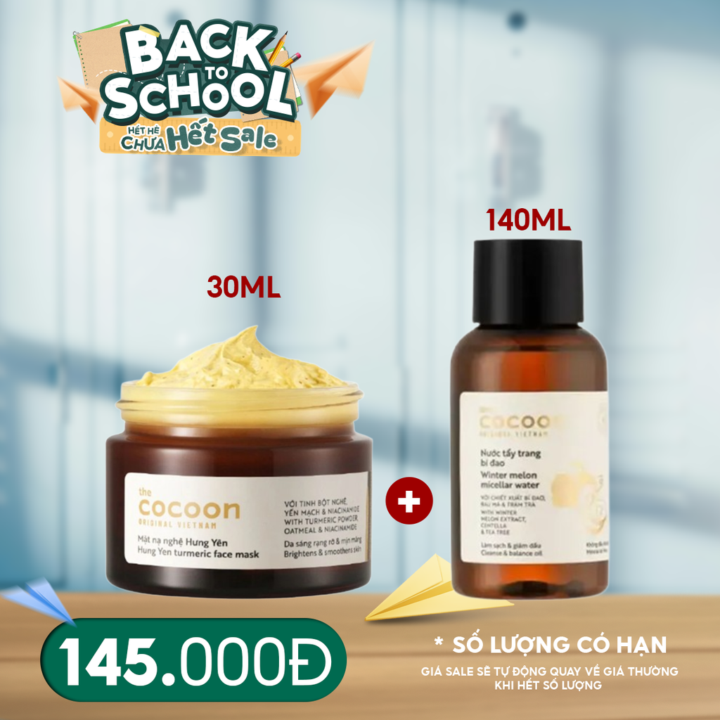 Mặt Nạ Rửa Cocoon Chiết Xuất Nghệ Hưng Yên Turmeric Face Mask