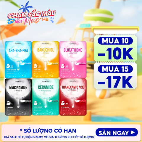 Mặt Nạ Foodaholic Dưỡng Ẩm, Hỗ Trợ Dưỡng Trắng, Cải Thiện Nếp Nhăn, Phục Hồi Da Sâu Ample Mask 23ml