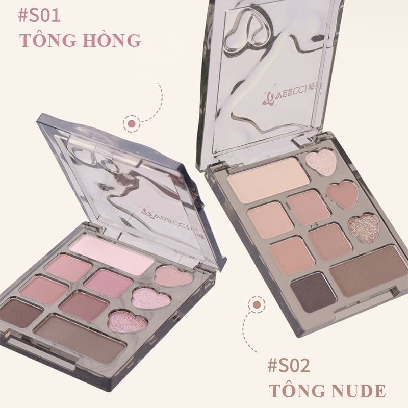 Bảng Phấn Mắt VEECCI 10 Ô Glamorous Dreamland 10 Color Eyeshadow