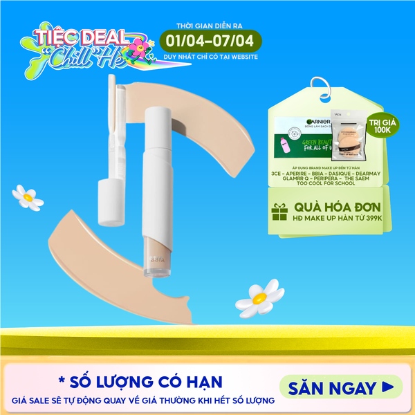  Kem Che Khuyết Điểm Bbia Mỏng Nhẹ, Bền Màu Eau Stay Concealer 8.5g 