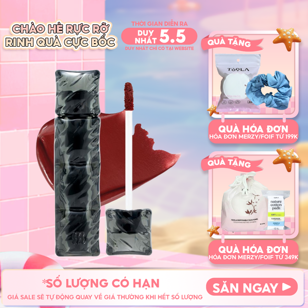  [NEW][V6 PUFFER][SON PHAO] Son Kem Lì Merzy Bền Màu, Lâu Trôi Puffer Velvet Tint 3.7g 