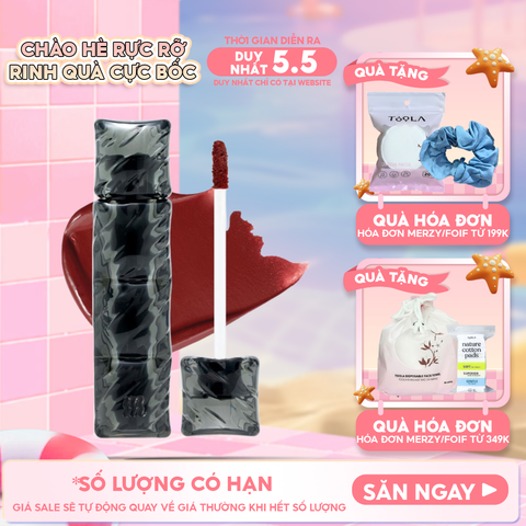 [NEW][V6 PUFFER][SON PHAO] Son Kem Lì Merzy Bền Màu, Lâu Trôi Puffer Velvet Tint 3.7g