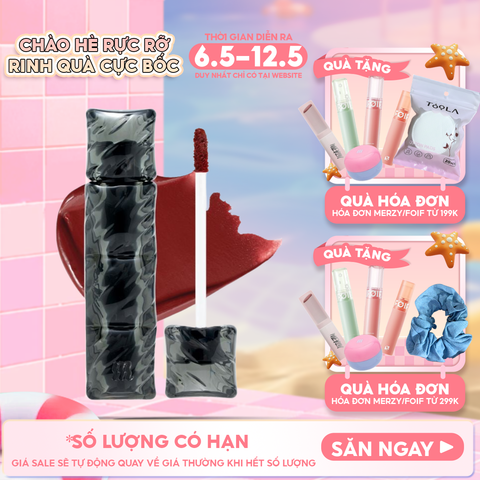 [NEW][V6 PUFFER][SON PHAO] Son Kem Lì Merzy Bền Màu, Lâu Trôi Puffer Velvet Tint 3.7g
