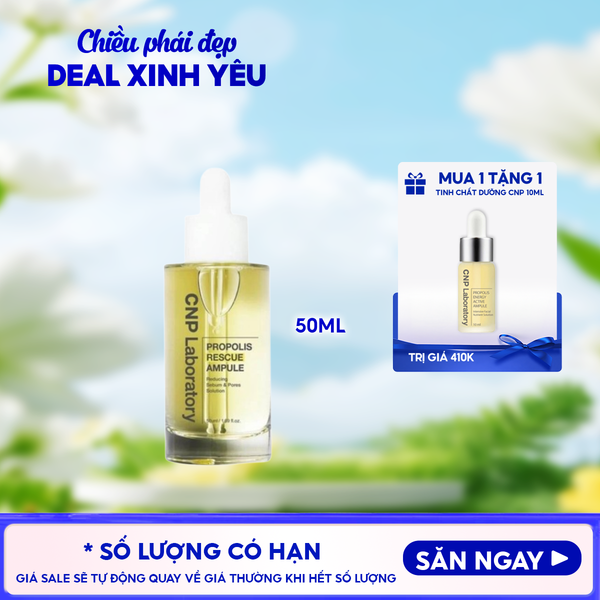 Tinh Chất CNP Keo Ong Cấp Ẩm Làm Dịu Da Propolis Rescue Ampule 50ml 