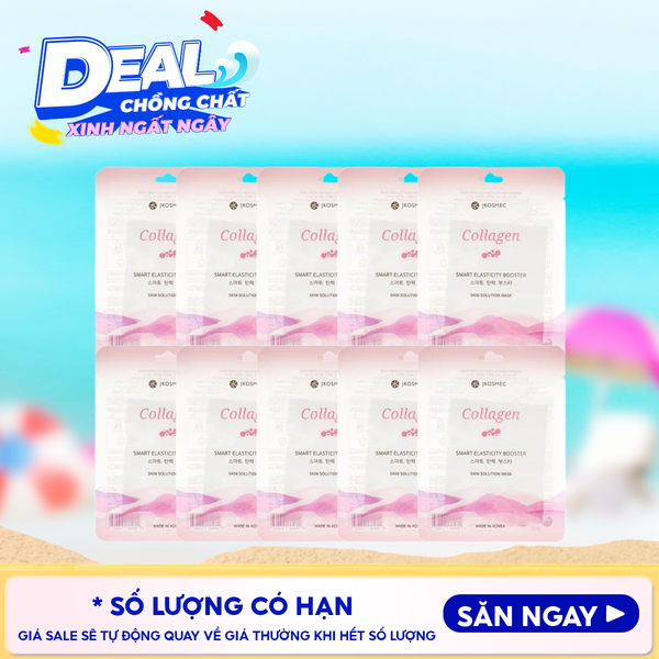  Combo 10 Miếng Mặt Nạ Jkosmec Cải Thiện Các Vấn Đề Làn Da Skin Solution Mask 25ml 