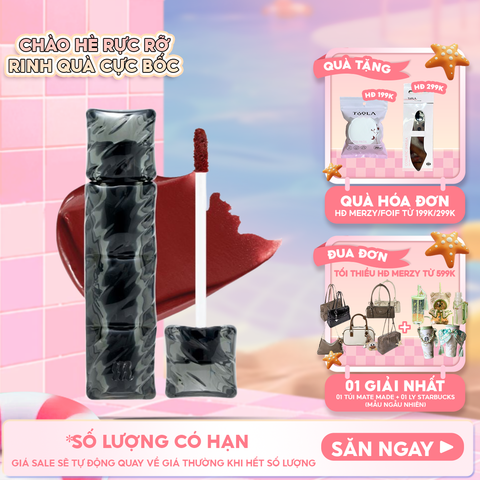 [NEW][V6 PUFFER][SON PHAO] Son Kem Lì Merzy Bền Màu, Lâu Trôi Puffer Velvet Tint 3.7g