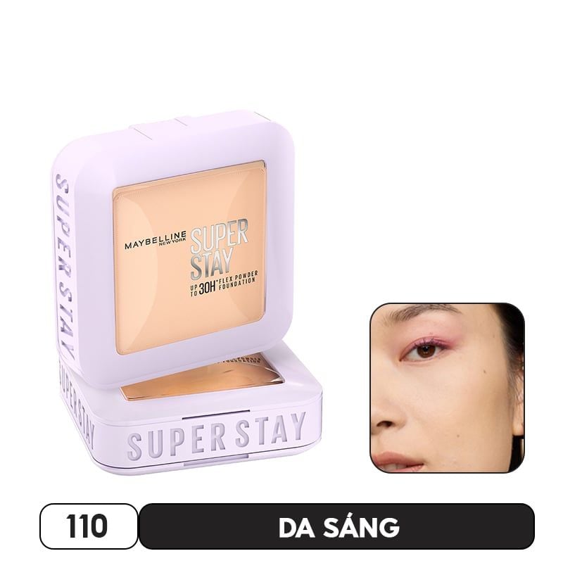 Phấn Phủ Nền Linh Hoạt Maybelline Che Phủ Mịn, Lâu Trôi, Kiềm Dầu Super Stay Up To 30H Flex Powder Foundation 9g