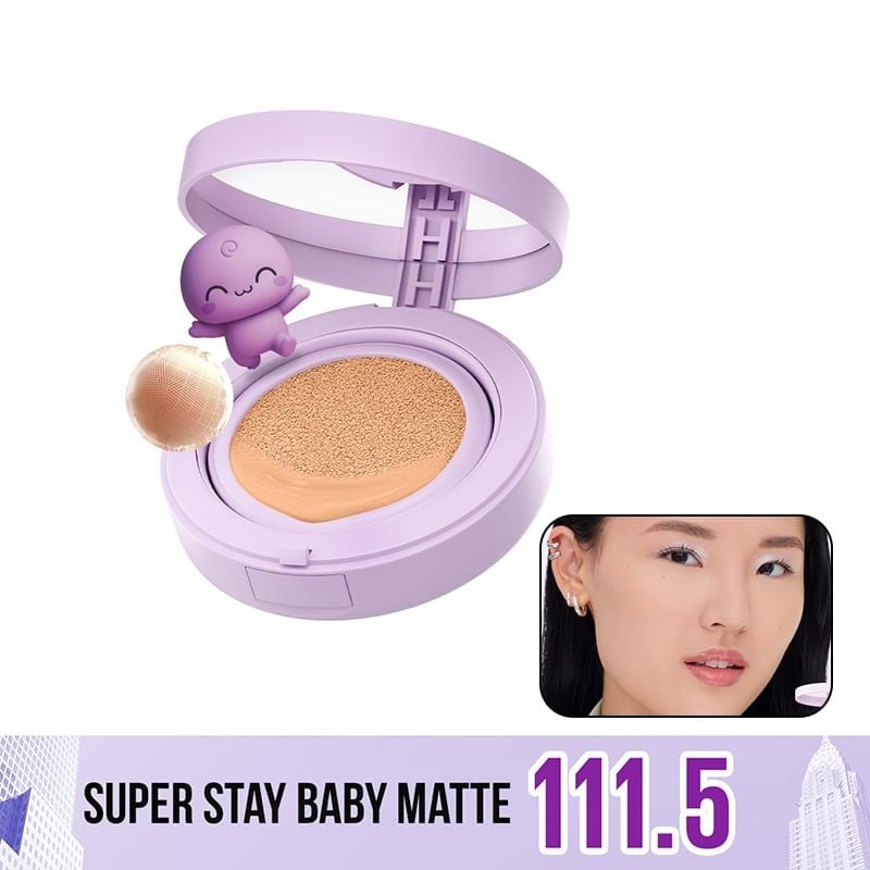 Phấn Nước Maybelline Che Phủ Tốt, Bền Màu New York Super Stay Baby Matte Up To 24H Soft Matte Cushion 11g